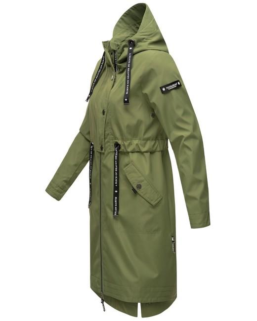 Navahoo JOSINAA damen Übergangsjacke mit Kapuze, olivgrün