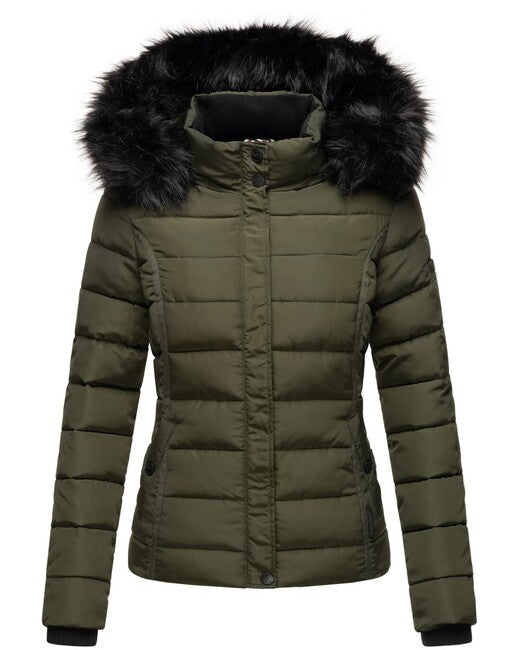 Navahoo Miamor jacke mit kapuze, olivgrün