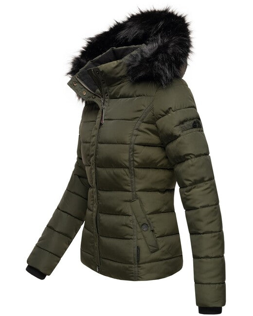 Navahoo Miamor jacke mit kapuze, olivgrün