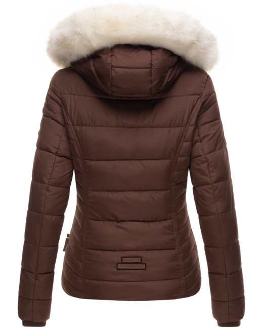 Navahoo KHINGAA´S damen Winterjacke mit Kapuze, schokolade