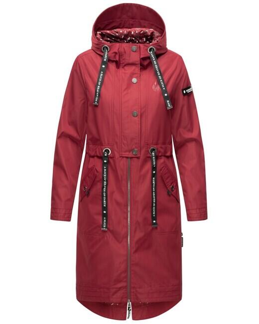 Navahoo JOSINAA damen Übergangsjacke mit Kapuze, bordeaux