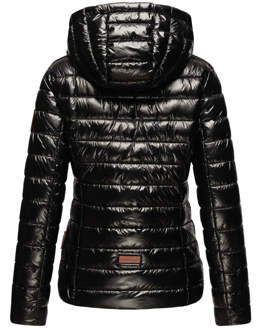 Navahoo Aurelianaa damen Winterjacke mit Kapuze, schwarz