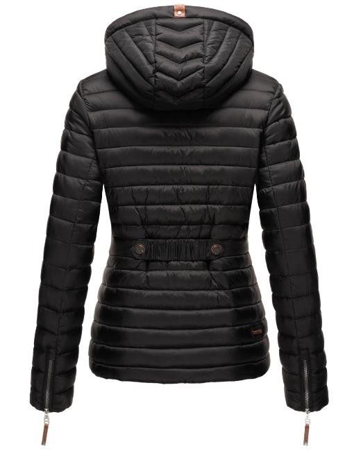 Marikoo ANIYAA damen-übergangsjacke mit kapuze, schwarz