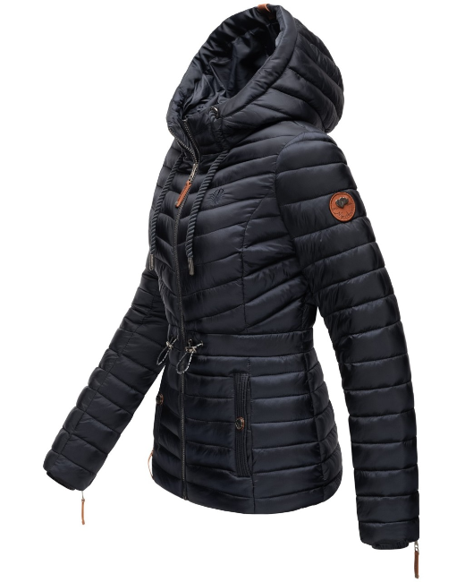 Marikoo ANIYAA damen-Übergangsjacke mit Kapuze, navy