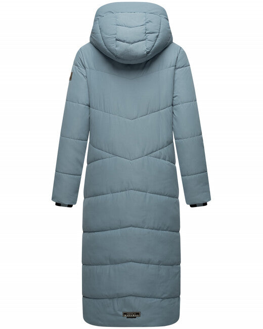Navahoo HINGUCKER damen Winterjacke mit Kapuze, puderblau