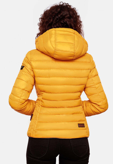 Navahoo Lulana damen Übergangsjacke mit Kapuze, gelb