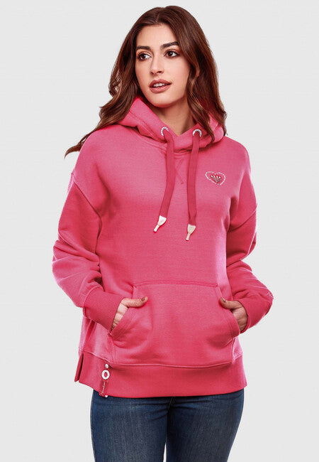 Navahoo Goldfee damen hoodie, Rosa