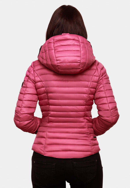 Navahoo Kimuk damen Übergangsjacke mit Kapuze, dunkelrosa