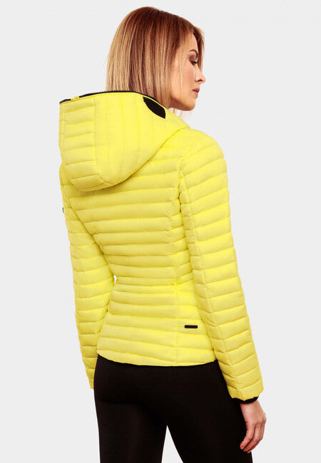 Navahoo Kimuk damen Übergangsjacke mit Kapuze, lemon