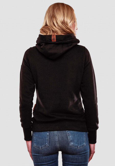 Navahoo Namikaa damen hoodie, Schwarz