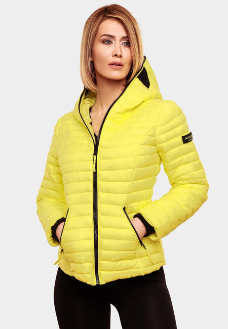 Navahoo Kimuk damen Übergangsjacke mit Kapuze, lemon