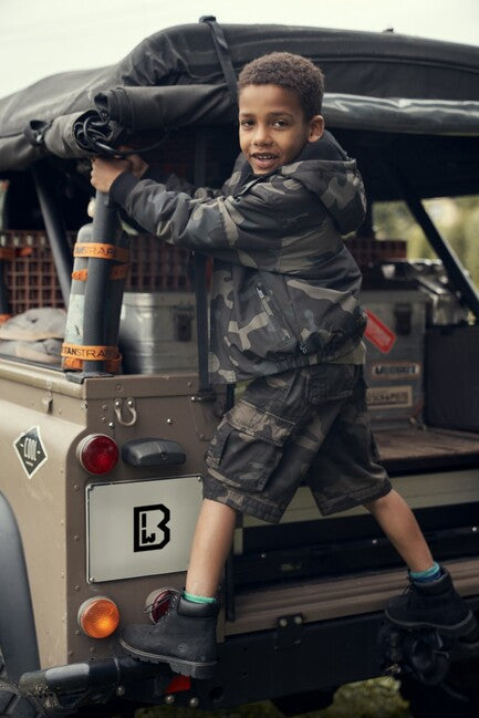 Brandit Windbreaker Frontzip kinderjacke, darkcamo