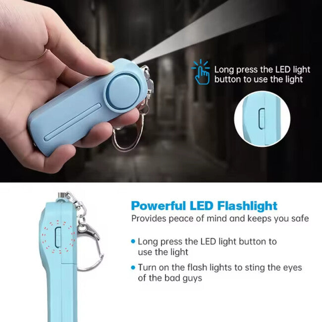 W&G SHIELD SOS Personenalarm mit LED-Licht und Abzugskette, gelb