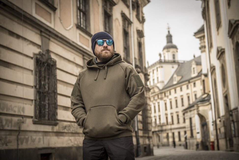 Helikon-Tex Städtische taktische Kapuzenjacke (Kangaroo) - Grün