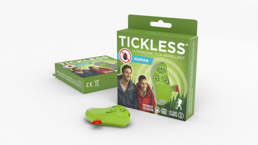Tickless Human Ultraschall-Zeckenvertreiber , grün