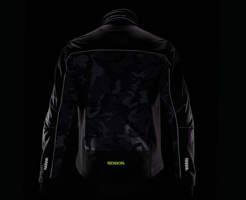 BENNON Softshell- Jacke CAMOS, schwarz/grau