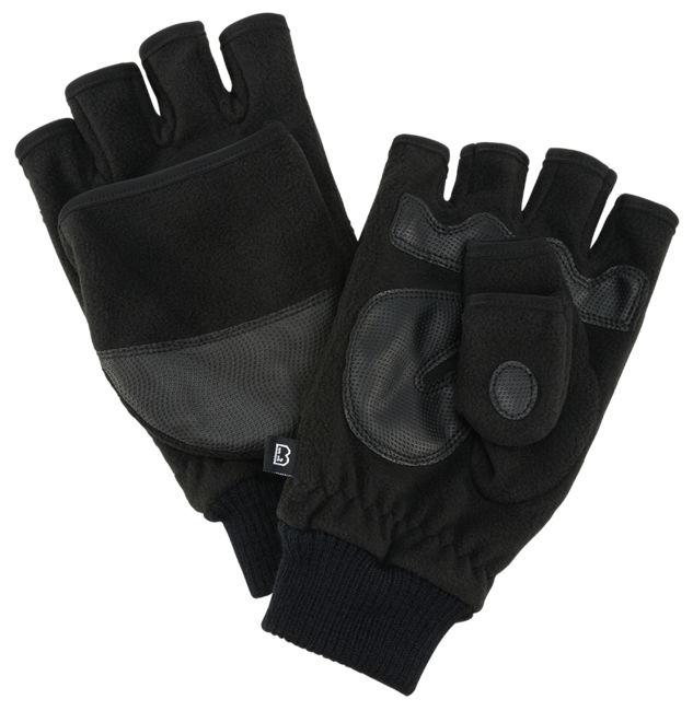 Brandit Fingerlose handschuhe, schwarz