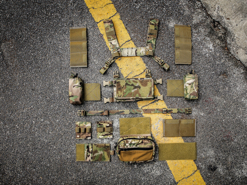Emersongear Micro Fight Chissis MK3 taktische Weste, multicam schwarz
