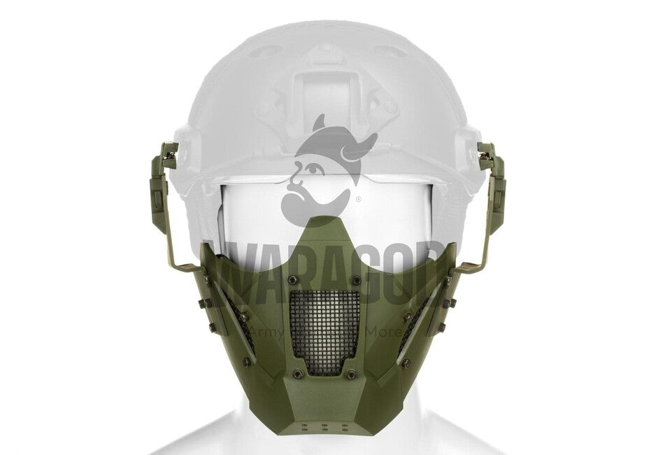 Pirate Arms Warrior Half Mask for Shaping, Olive