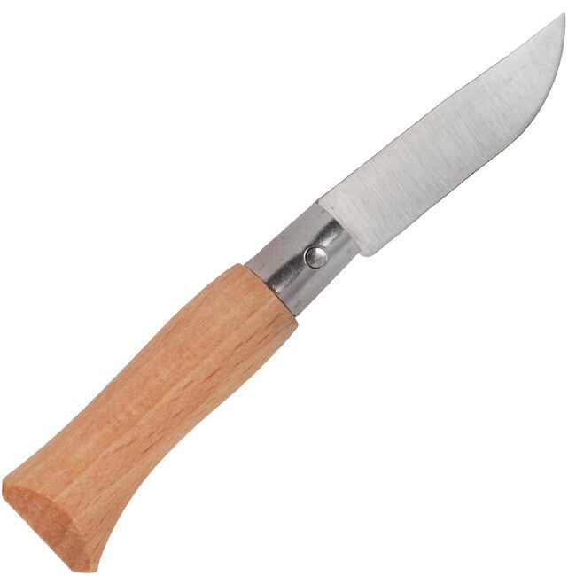 Opinel Klappmesser N°02 Inox Buche, braun