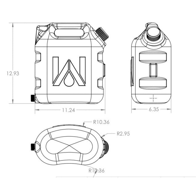 Klymit GoSpout Wassertank 2 Gallone