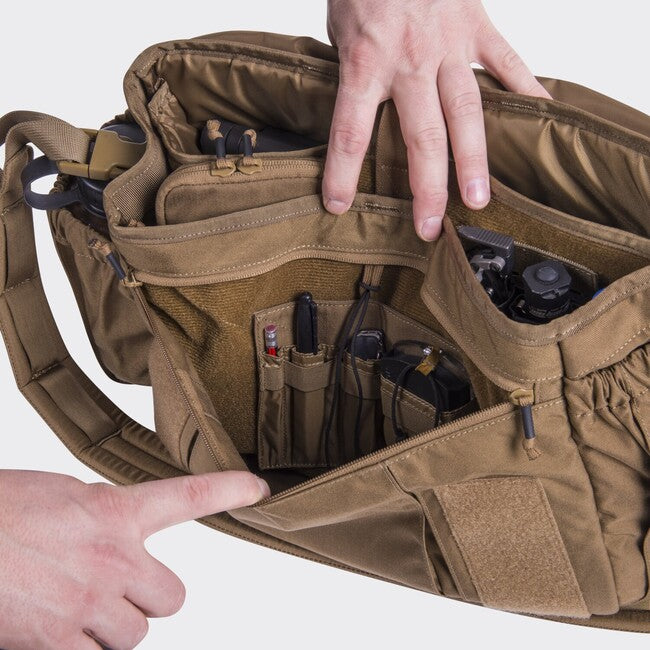 Helikon-Tex URBAN Schultertasche Medium - Cordura - schwarz / schattengrau