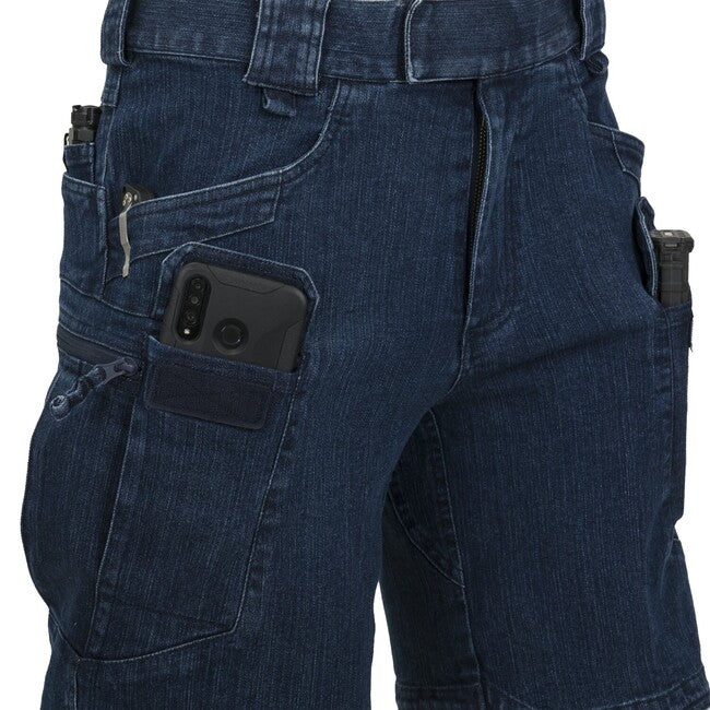 Helikon-Tex UTS kurze taktische shorts 8,5" - Denim Stretch - Marineblau