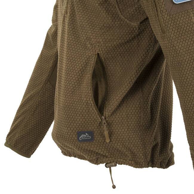 Helikon-Tex Alpha hoodie - Grid Fleece - Shadow Grey