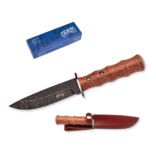 Herbertz Cocobolo Holz Gürtelmesser, 12,5cm