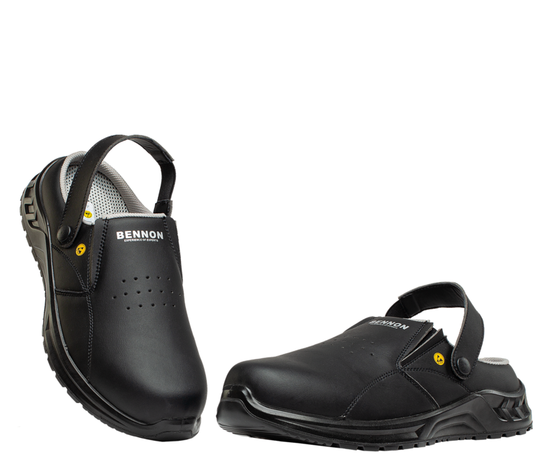 BENNON Arbeitssandalen black ob esd