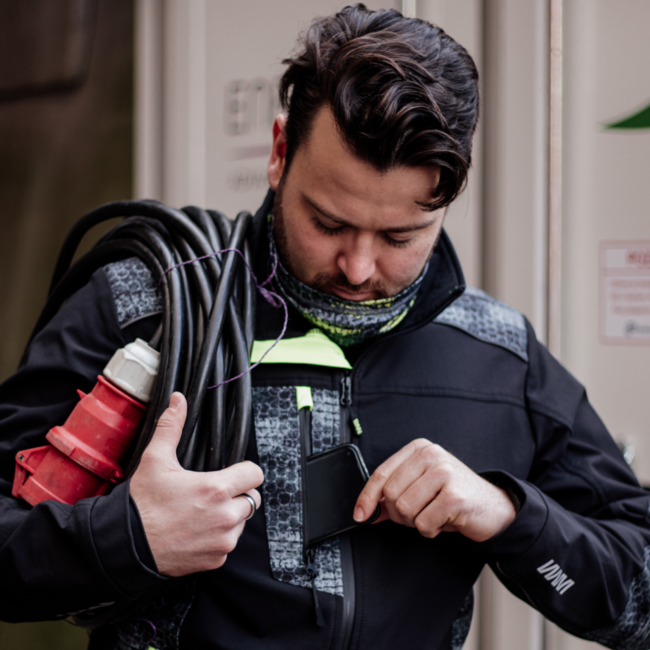 BENNON pracovna Jacke PREDATOR, schwarz/grau