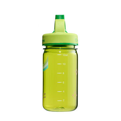 Nalgene Grip-n-Gulp Sustain 0,35 l mit Deckel grün, musikalischer Löwe