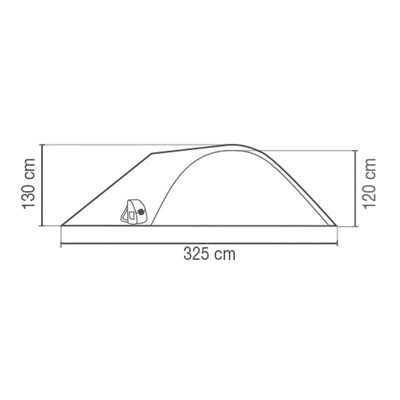 Coleman Darwin Plus zelt für 3 personen