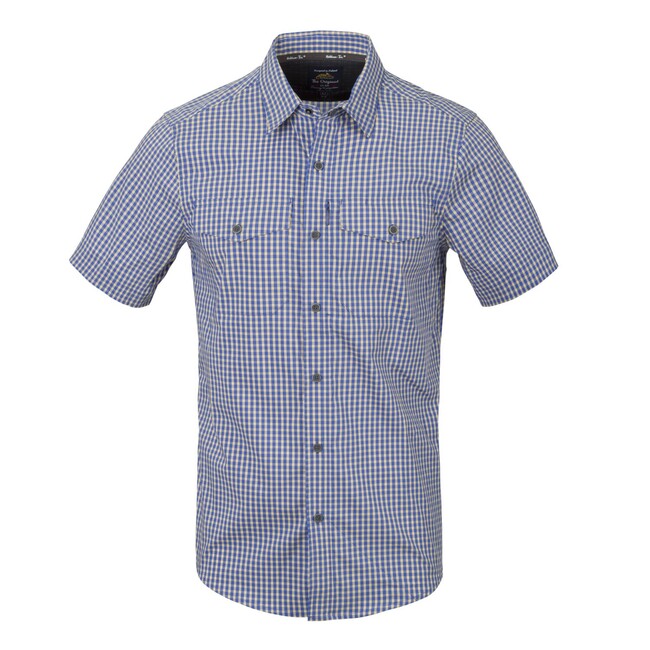 Helikon-Tex Covert Concealed Carry taktisches hemd mit kurzen Ärmeln - Dirt Red Checkered