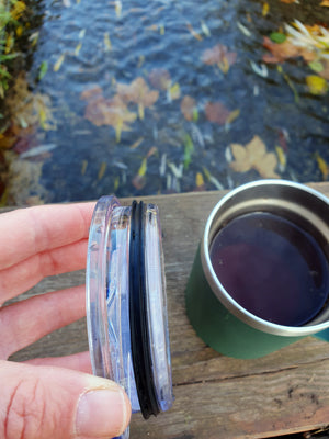 Origin Outdoors Thermobecher aus Edelstahl, grün