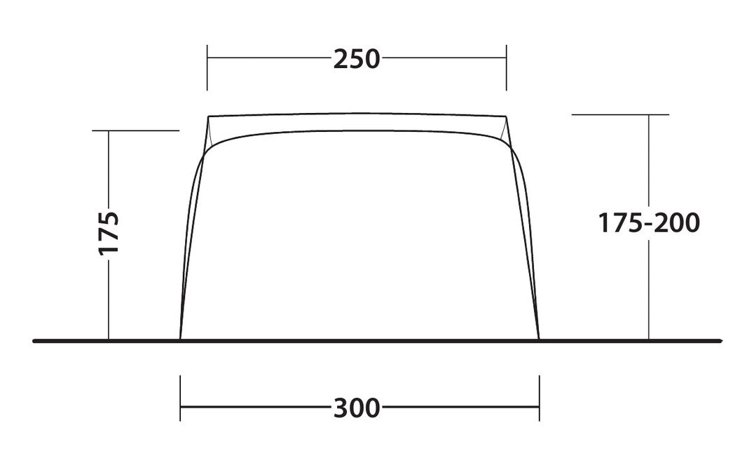 Outwell Anschluss für das Auto für den Unterstand Air Shelter