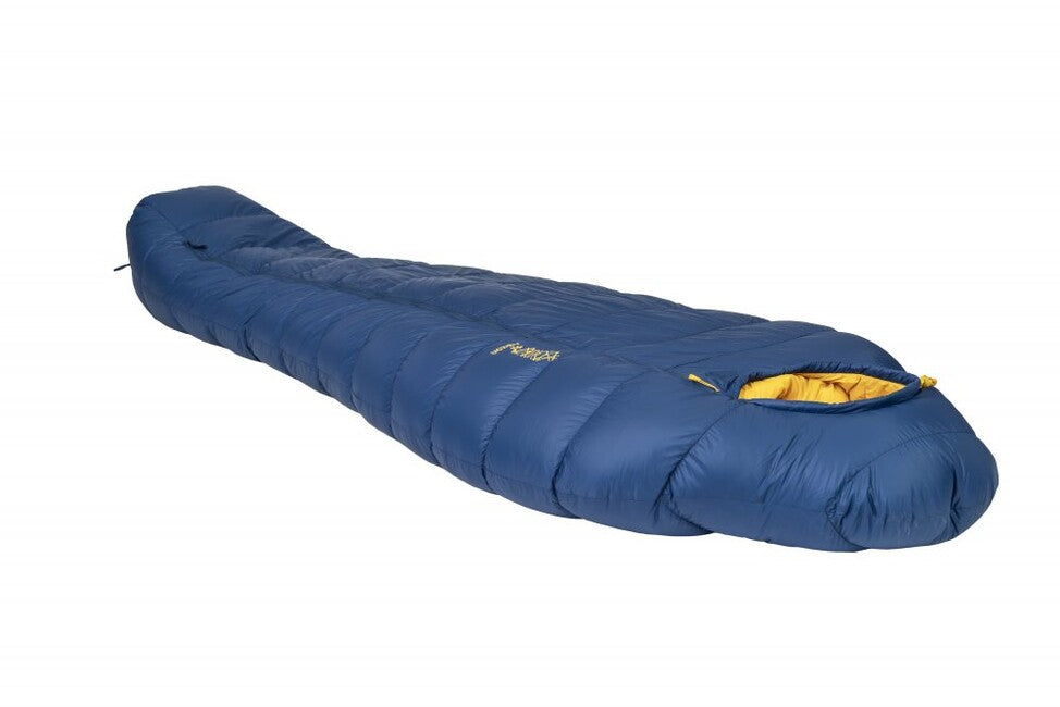 Patizon G400 S Drei-Jahreszeiten-Schlafsack ultralight left, navy/gold