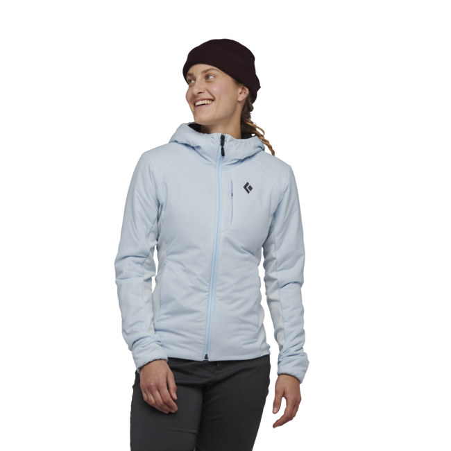 Black Diamond First Light Hybrid damen-Hybrid-Sweatshirt, Belay-Blau
