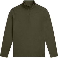 Icebreaker 200 Oasis men's thermal zip sweatshirt, dark green