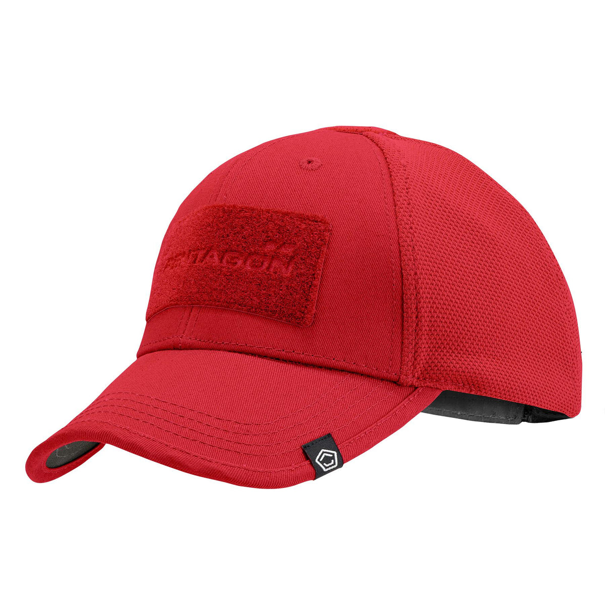 Pentagon Cap Raptor Twill/Mesh, red, rot