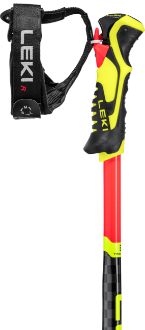 LEKI WCR Lite SL 3D Skistöcke leuchtend rot-schwarz-neongelb