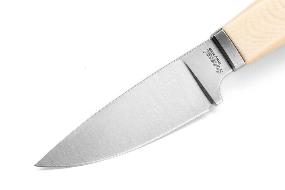Lionsteel WILLY WL1 MW Messer mit feststehender Klinge und Micarta-Griff