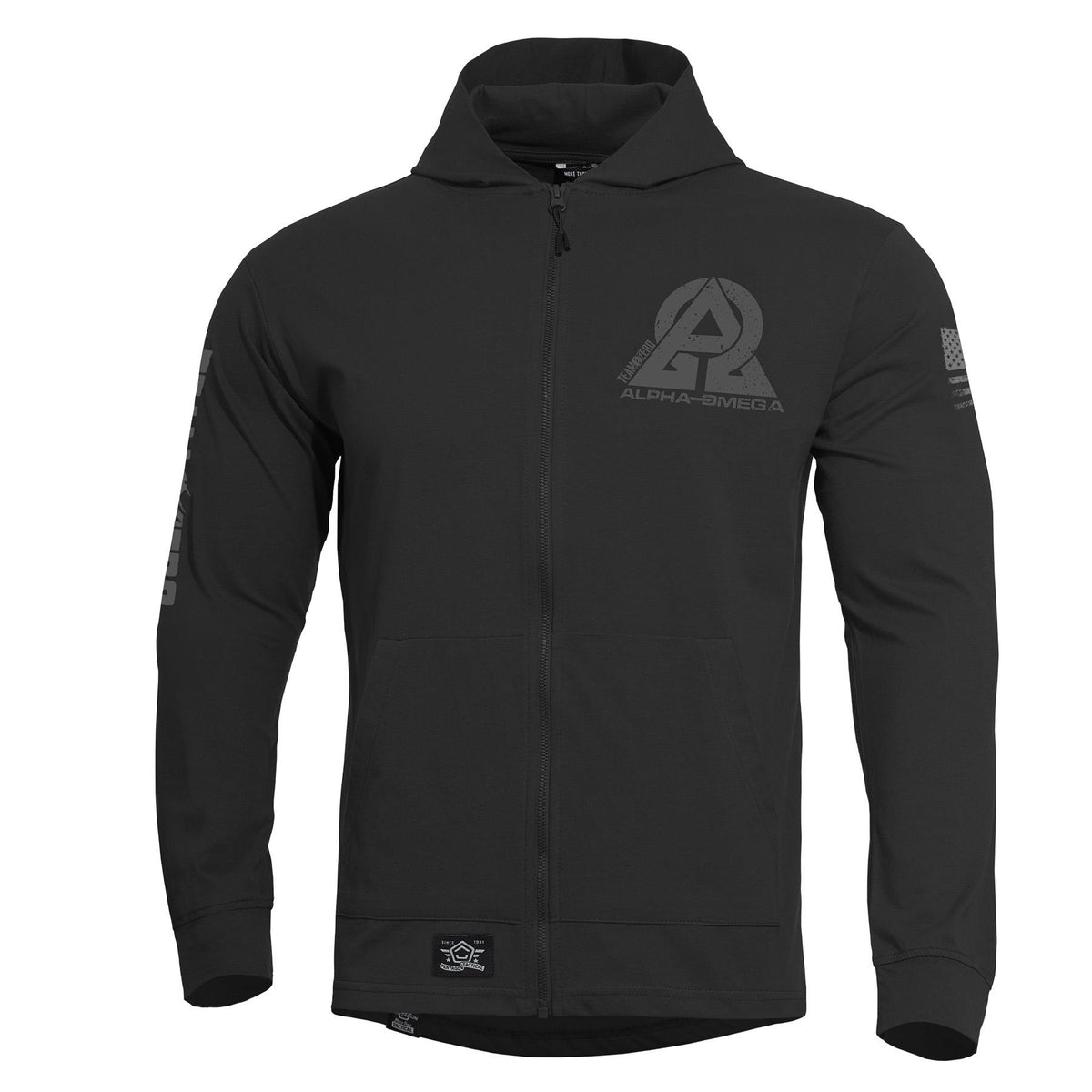 Pentagon Agis Instructor Zero Φούτερ με Κουκούλα 165g/m2, Μαύρο