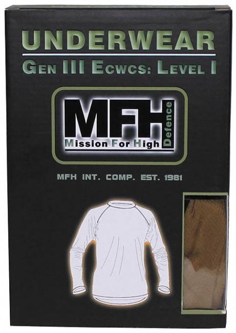 MFH herren Thermo-Unterhemd schwarz Level 1