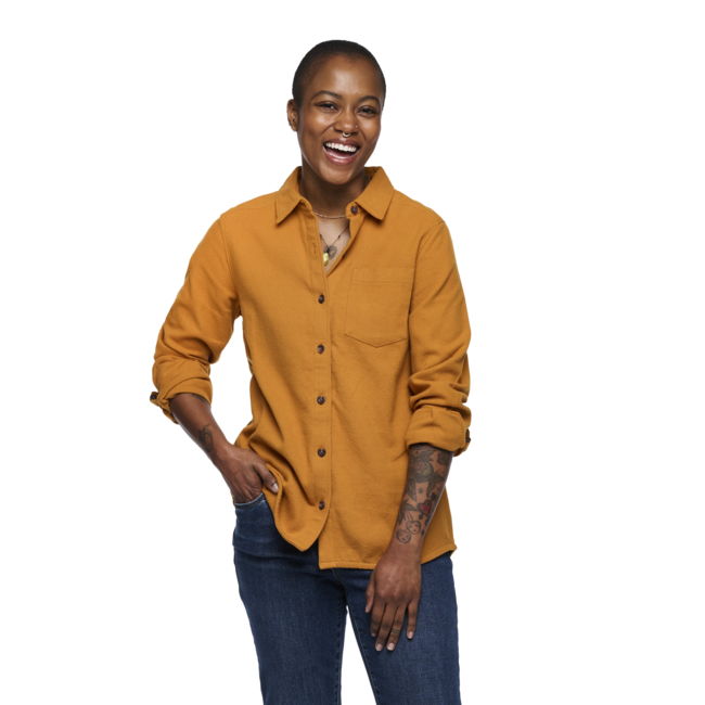 Black Diamond Project Flannel damen-Flanellhemd, henna