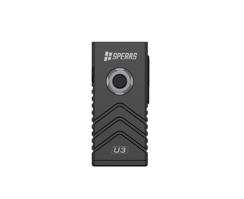 Speras Multifunctional EDC Flashlight U3, Black
