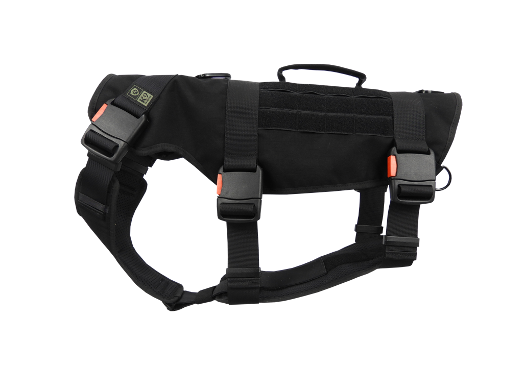 K9 Thorn One SS postroj, čierny, XL