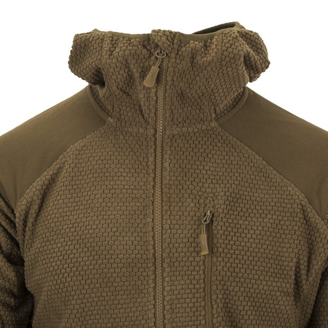 Helikon-Tex Alpha hoodie - Grid Fleece - Shadow Grey