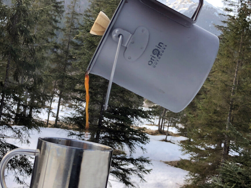 Origin Outdoors Titanium Französisch Presse 3 in 1 750 ml