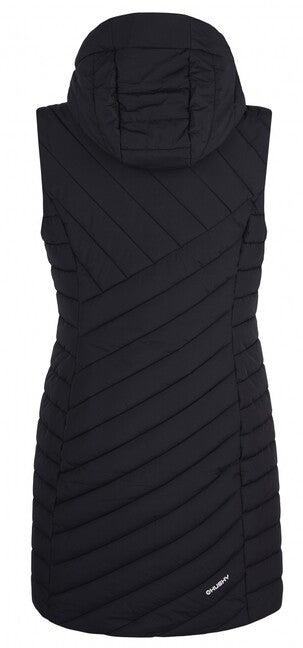 HUSKY Napi damen hardshell weste, schwarz